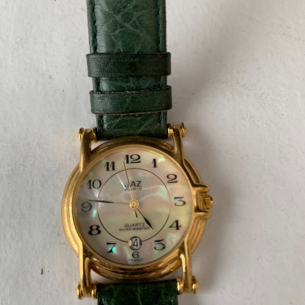 RARE VINTAGE JAZ PARIS 3385C Y8YZ93 Quartz Watch 1990's Assembled in France - Picture 2 of 11